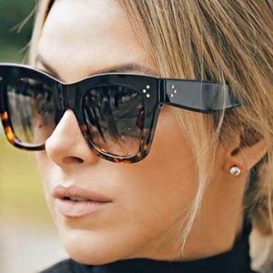 🍋2/$30 New Black Leopard Celine-Style Sunglasses